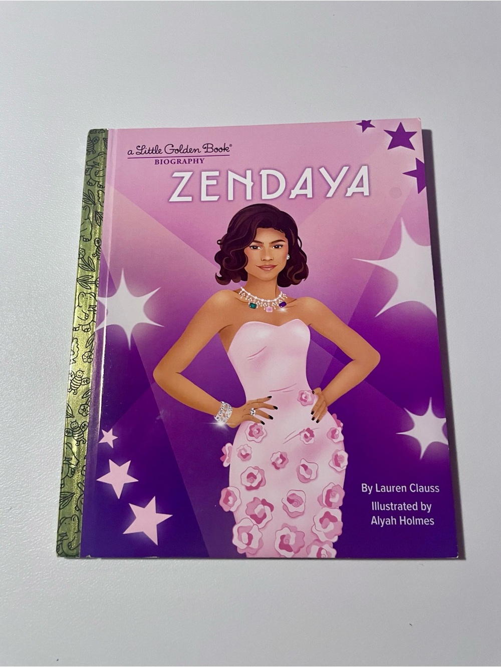 Zendaya Little Golden Book Biography - Pink & Purple Cover NWT Collectible